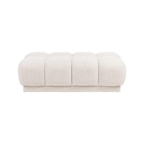 Pouf und Fußhocker Noah in beige blockweave von Richmond Interiors – Bild 2