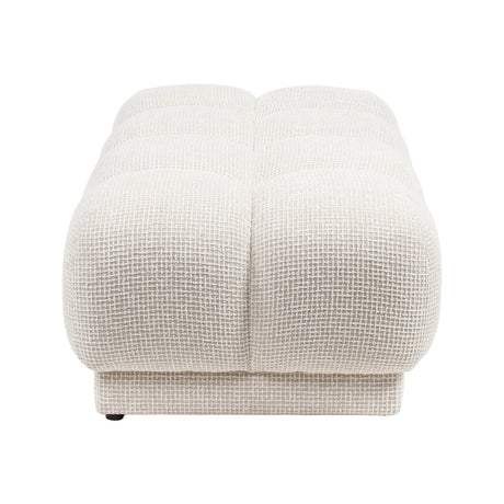 Pouf und Fußhocker Noah in beige blockweave von Richmond Interiors – Bild 3