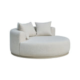 Runde Outdoor-Liege Belucci in ecru, 160x160x65 cm von Richmond Interiors – Bild 1