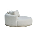Runde Outdoor-Liege Belucci in ecru, 160x160x65 cm von Richmond Interiors – Bild 4