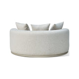 Runde Outdoor-Liege Belucci in ecru, 160x160x65 cm von Richmond Interiors – Bild 5