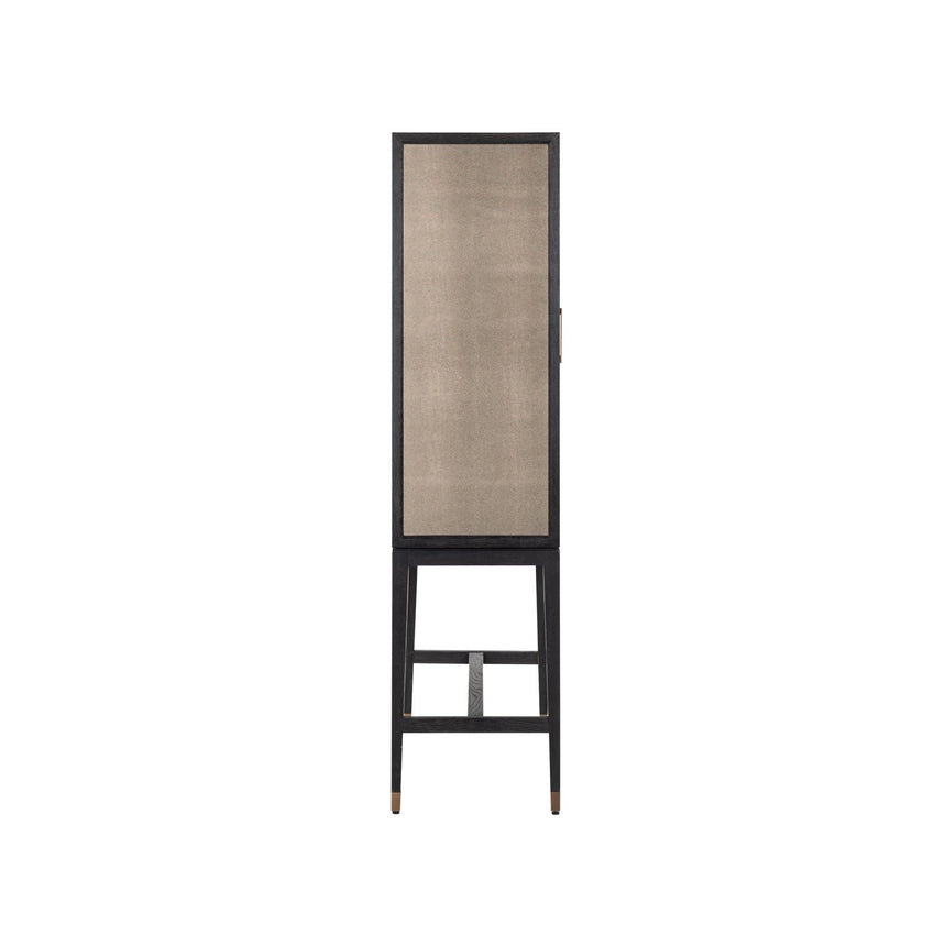 Schrank Bloomville in messingfarben mit Rochenhautoptik, 97x45x182 cm von Richmond Interiors – Bild 3