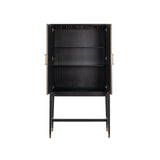 Schrank Bloomville in messingfarben mit Rochenhautoptik, 97x45x182 cm von Richmond Interiors – Bild 5