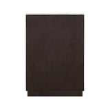Schrank Claremont mit Eichenfurnier und Travertin in braun, 95x46x139 cm von Richmond Interiors – Bild 3