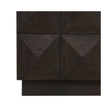 Schrank Claremont mit Eichenfurnier und Travertin in braun, 95x46x139 cm von Richmond Interiors – Bild 9