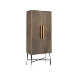 Schrank Ironville in gold, 75x40x182 cm von Richmond Interiors – Bild 1
