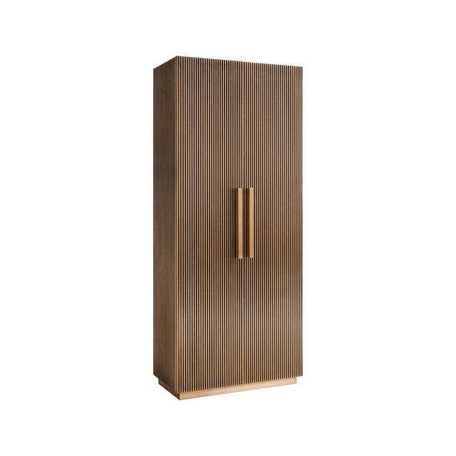 Schrank Ironville in gold, 80x42x191 cm von Richmond Interiors – Bild 1