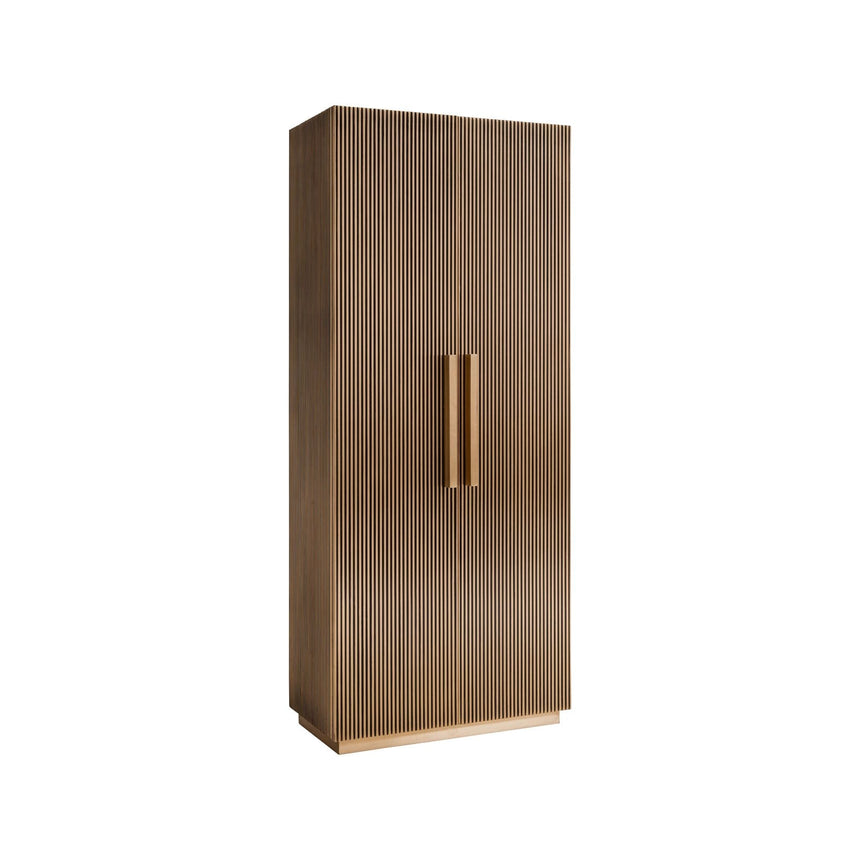 Schrank Ironville in gold, 80x42x191 cm von Richmond Interiors – Bild 1