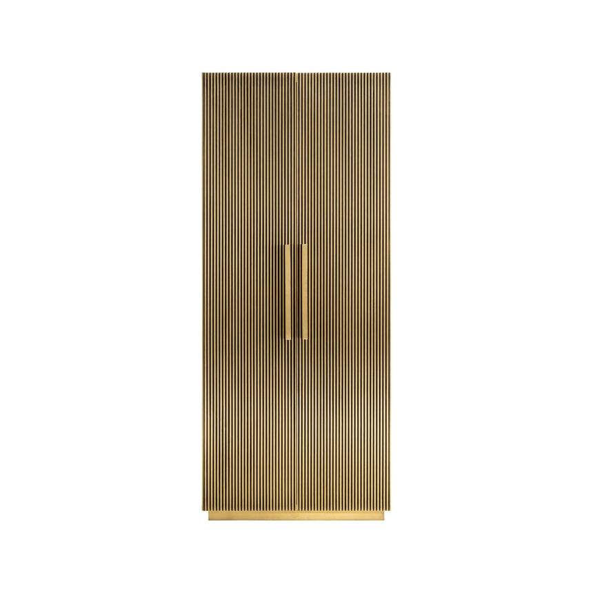 Schrank Ironville in gold, 80x42x191 cm von Richmond Interiors – Bild 4