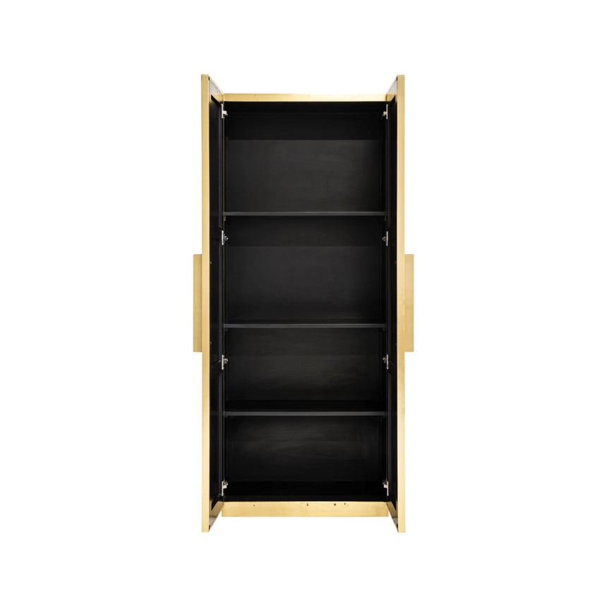 Schrank Ironville in gold, 80x42x191 cm von Richmond Interiors – Bild 5