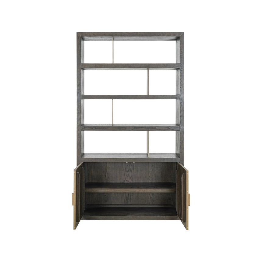 Schrank Rivertree aus Eichenholz in braun, 120x41x210 cm von Richmond Interiors – Bild 6