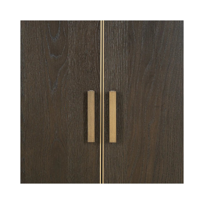 Schrank Rivertree aus Eichenholz in braun, 120x41x210 cm von Richmond Interiors – Bild 8