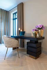 Schreibtisch Alexander Jones (Connar) in anthrazit, 140x60x76 cm von Richmond Interiors – Bild 12