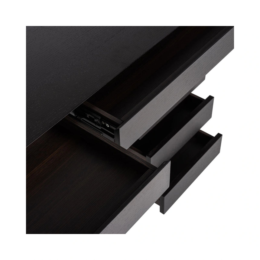 Schreibtisch Alexander Jones (Connar) in anthrazit, 140x60x76 cm von Richmond Interiors – Bild 3