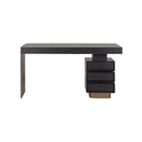 Schreibtisch Alexander Jones (Connar) in anthrazit, 140x60x76 cm von Richmond Interiors – Bild 7