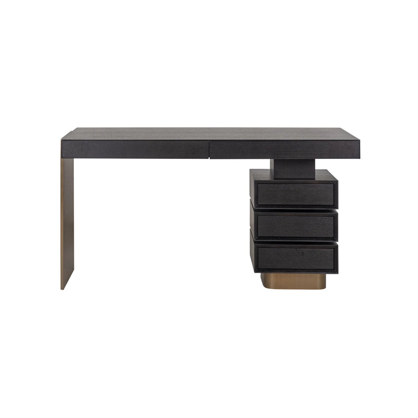 Schreibtisch Alexander Jones (Connar) in anthrazit, 140x60x76 cm von Richmond Interiors – Bild 7