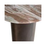 Schreibtisch Brando aus Toronto-Marmor und Edelstahl in Blush beige, 160x80x75 cm von Richmond Interiors – Bild 5