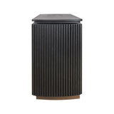 Schreibtisch Cambon mit Eichenholz und Eichenfurnier in dark coffee, 134x45x77 cm von Richmond Interiors – Bild 4
