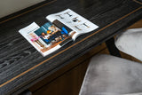 Schreibtisch Hunter aus Eichenfurnier und Metall in schwarz mit rustikaler Optik, 150x60x76 cm von Richmond Interiors – Bild 6