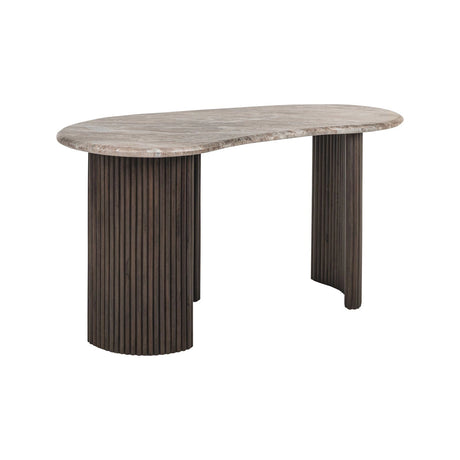 Schreibtisch Rashford aus Toronto-Marmor in Blush beige, 150x74x76 cm von Richmond Interiors – Bild 1