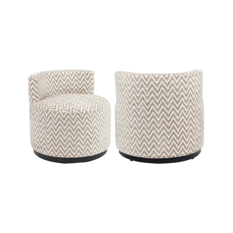 Sessel Franny in sand chevron, 59x60x58 cm von Richmond Interiors – Bild 1