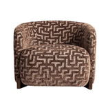 Sessel Hannah mit flammhemmendem Bezug in brown labyrinth, 91x81x72 cm von Richmond Interiors – Bild 4