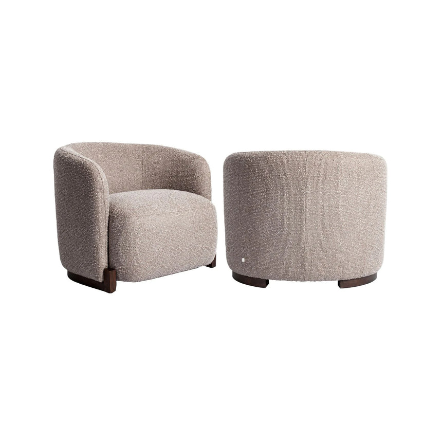 Sessel Hannah mit flammhemmendem Bezug in mocca chunky, 91x82x72 cm von Richmond Interiors – Bild 1