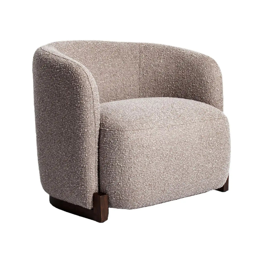 Sessel Hannah mit flammhemmendem Bezug in mocca chunky, 91x82x72 cm von Richmond Interiors – Bild 2