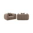 Sessel Hogan mit flammhemmendem Bezug in mocca chunky, 136x104 cm von Richmond Interiors – Bild 1