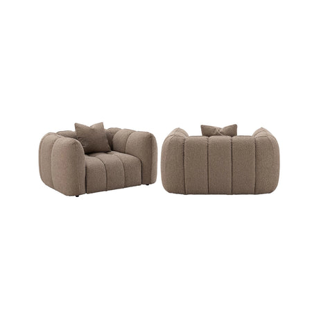 Sessel Hogan mit flammhemmendem Bezug in mocca chunky, 136x104 cm von Richmond Interiors – Bild 1