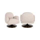Sessel Kagney mit Drehfunktion in biscotti, 76x77x77 cm von Richmond Interiors – Bild 1