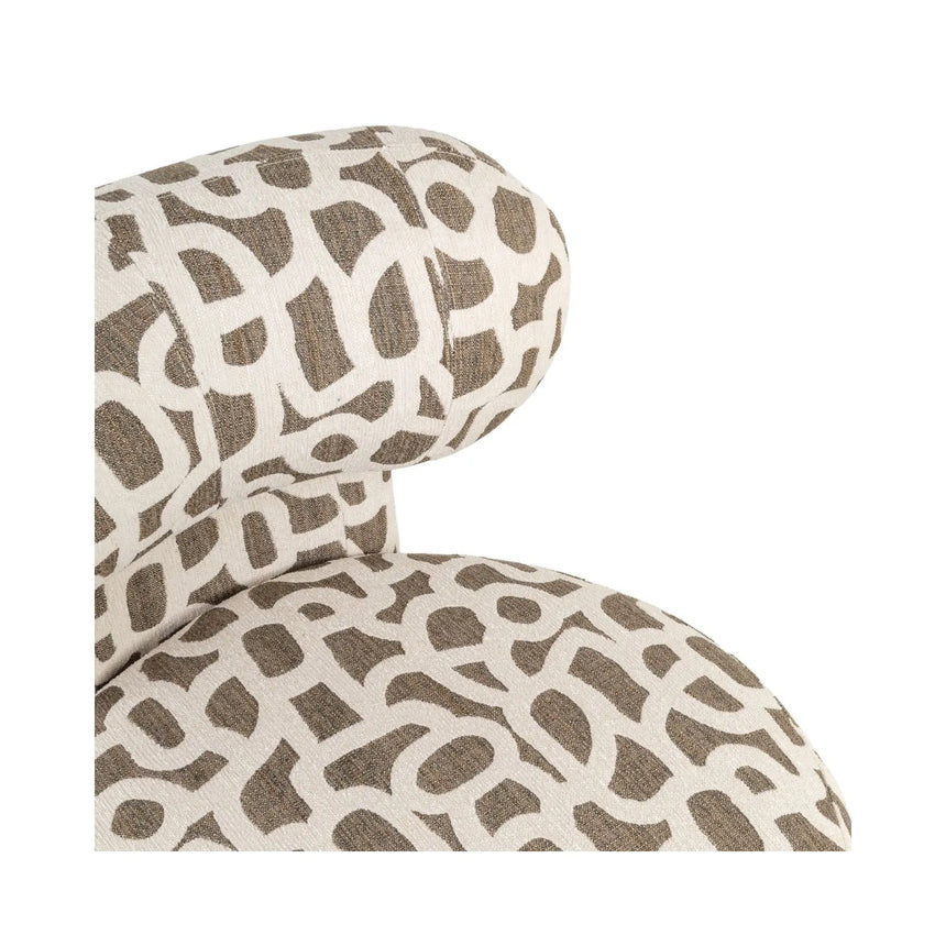 Sessel Kaya mit Drehfunktion in weave brown, 72x84x75 cm von Richmond Interiors – Bild 7