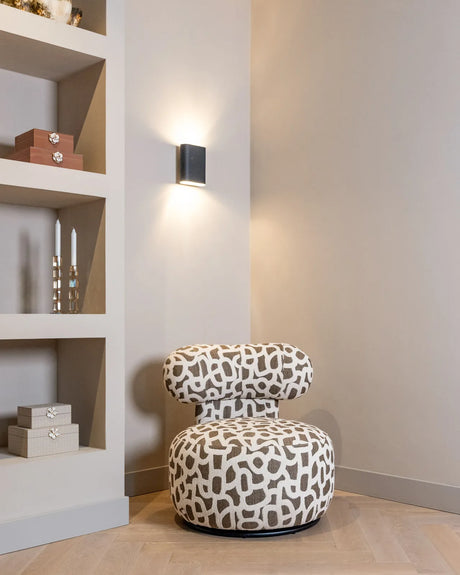 Sessel Kaya mit Drehfunktion in weave brown, 72x84x75 cm von Richmond Interiors – Bild 9