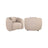 Sessel Luxandra in sand tweed (flammhemmend), 112x88x77 cm von Richmond Interiors – Bild 1
