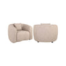Sessel Luxandra in sand tweed (flammhemmend), 112x88x77 cm von Richmond Interiors – Bild 1