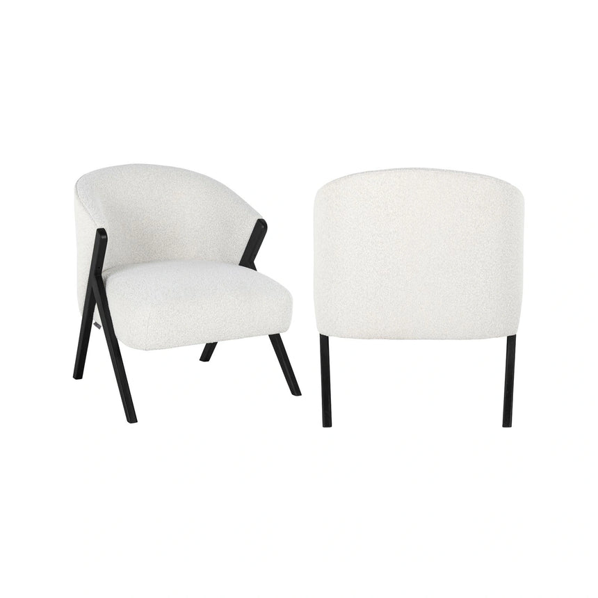 Sessel Mia in white bouclé, 66x70 cm von Richmond Interiors – Bild 1