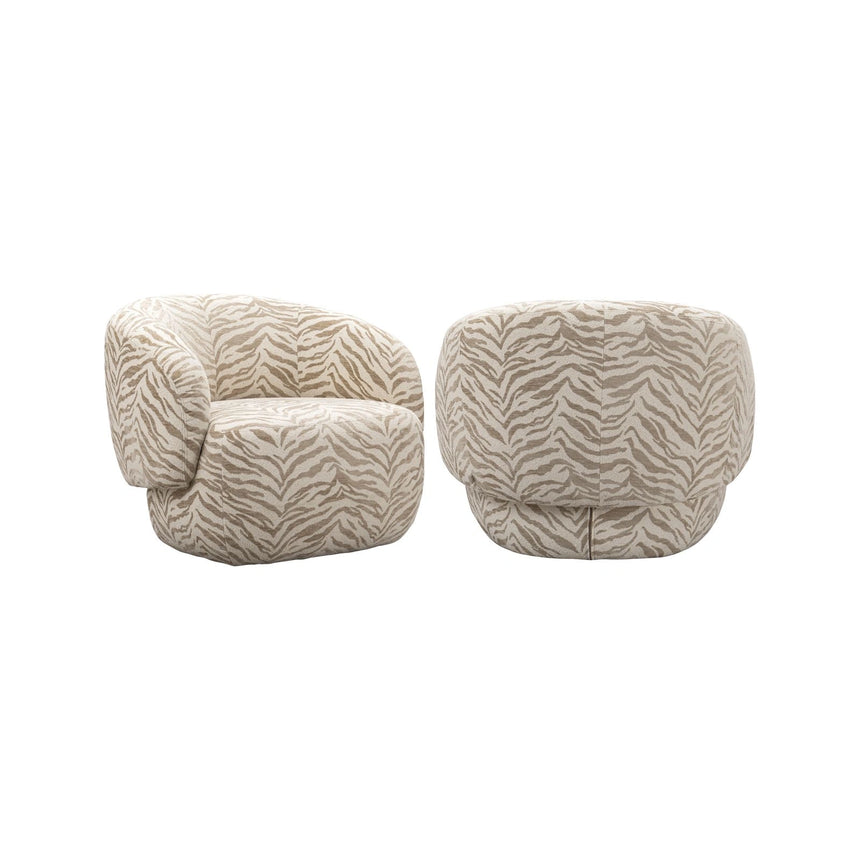 Sessel Milano in beige tiger, 96x88x75 cm von Richmond Interiors – Bild 1
