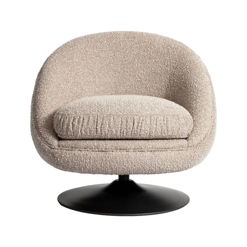 Sessel Nodo mit Drehfunktion in natural chunky, 79x76 cm von Richmond Interiors – Bild 3