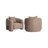Sessel Tuscany in mocca chunky, 100x91x74 cm von Richmond Interiors – Bild 1