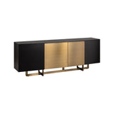Sideboard Alexander Jones Dax aus Eichenfurnier in charcoal, 220x45,5x80 cm von Richmond Interiors – Produktbild 1