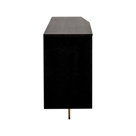 Sideboard Alexander Jones Dax aus Eichenfurnier in charcoal, 220x45,5x80 cm von Richmond Interiors – Produktbild 2