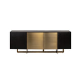 Sideboard Alexander Jones Dax aus Eichenfurnier in charcoal, 220x45,5x80 cm von Richmond Interiors – Produktbild 3