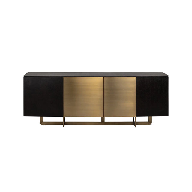 Sideboard Alexander Jones Dax aus Eichenfurnier in charcoal, 220x45,5x80 cm von Richmond Interiors – Produktbild 3