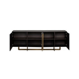 Sideboard Alexander Jones Dax aus Eichenfurnier in charcoal, 220x45,5x80 cm von Richmond Interiors – Produktbild 4