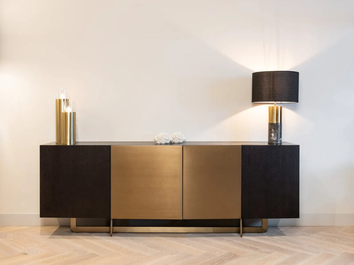 Sideboard Alexander Jones Dax aus Eichenfurnier in charcoal, 220x45,5x80 cm von Richmond Interiors – Produktbild 7