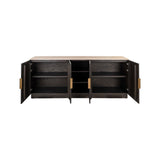 Sideboard Claremont braun mit 4-Türen und 2-Regalen, 225x46 cm von Richmond Interiors – Produktbild 3