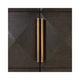 Sideboard Claremont braun mit 4-Türen und 2-Regalen, 225x46 cm von Richmond Interiors – Produktbild 7