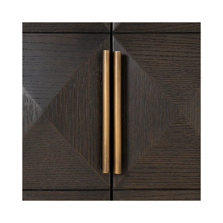 Sideboard Claremont braun mit 4-Türen und 2-Regalen, 225x46 cm von Richmond Interiors – Produktbild 7