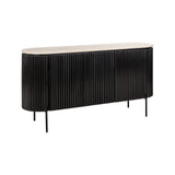 Sideboard Hampton in dark brown, 160x40x82 cm von Richmond Interiors – Produktbild 1