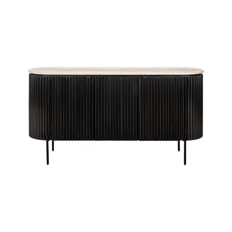 Sideboard Hampton in dark brown, 160x40x82 cm von Richmond Interiors – Produktbild 3